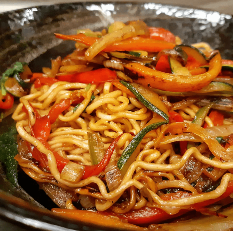 Noodles con verdure