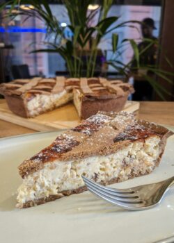 Pastiera arancia e cioccolato