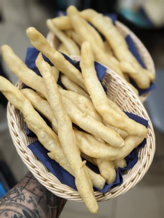 Grissini fritti da antipasto