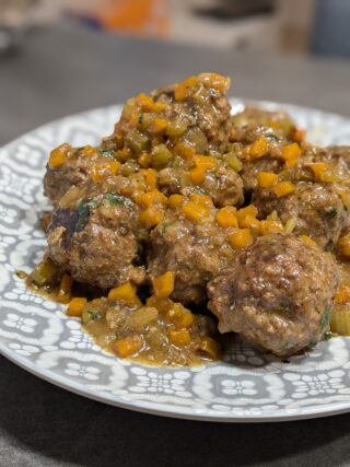 Polpette brasate al Marsala