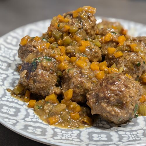 Polpette brasate al Marsala